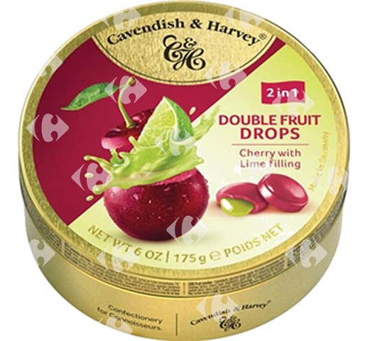 Bonbons aux Agrumes Cerise et Citron Cavendish & Harvey 175 g