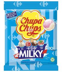 Sucettes Milky Chupa Chups 10 pièces