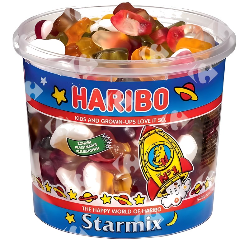Boîte Gomme Starmix Haribo 150 g