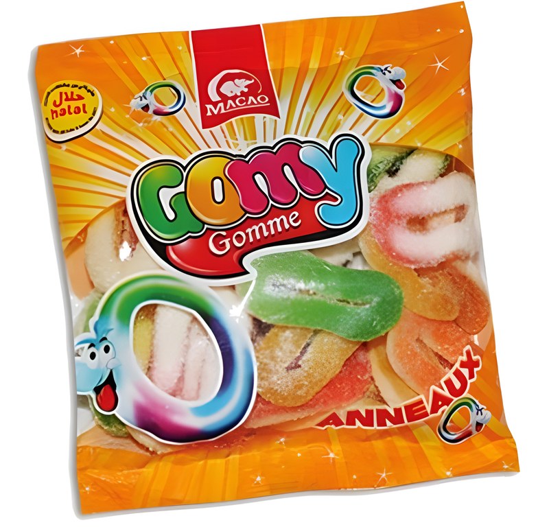 Gommes Anneaux Gomy Macao 100 g