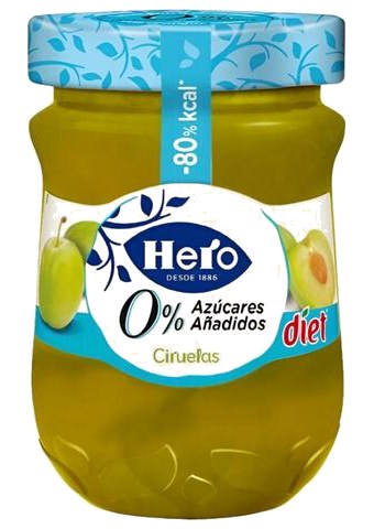 Confiture de Prunes Diet Hero 280 g