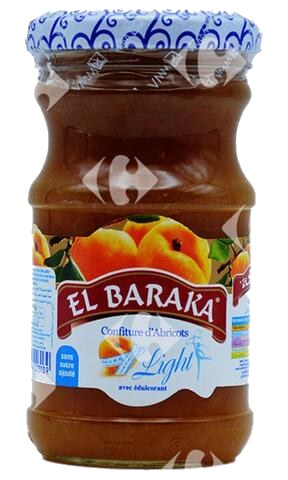 Confiture d'Abricot Light El Baraka 21 cl