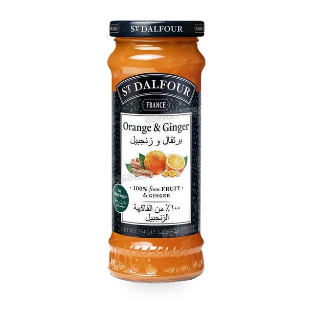 Confiture d'Orange et Gingembre Sans Sucre Saint Dalfour 284 g