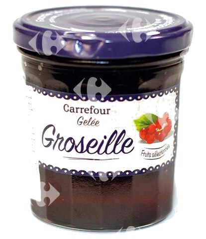 Gelée Groseilles Carrefour en Verre 370 g