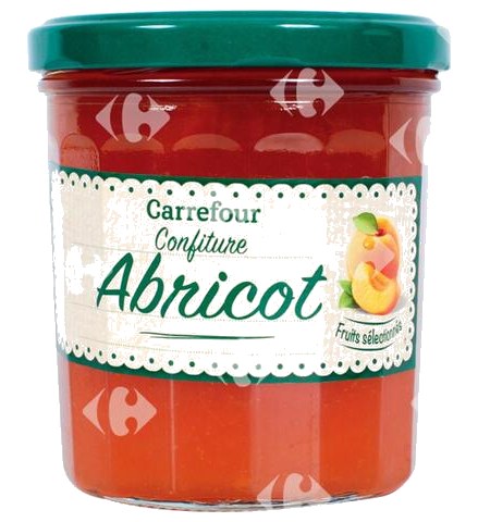 Confiture d'Abricots Carrefour 370 g