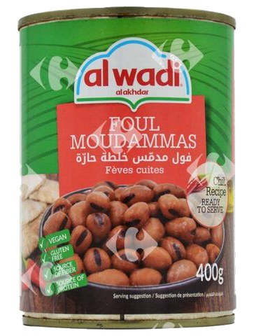 Foul Moudammas Piquant Al Wadi 400 g