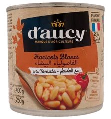 Conserve de Haricots Blancs à la Tomate d'Aucy 400 g