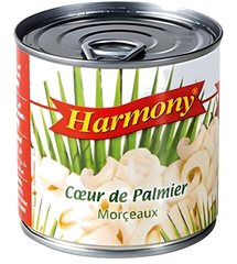 Conserve de Cœurs de Palmiers Coupés Harmony 250 g