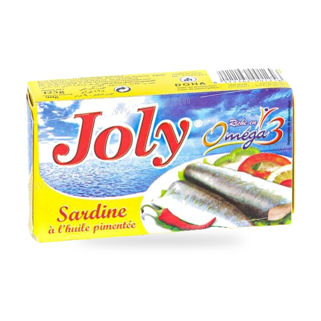 Conserve de Sardines à l'Huile Pimentée Joly 125 g