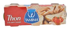Pack de Trois Conserves de Thon à la Sauce Tomate Tamima 80 g