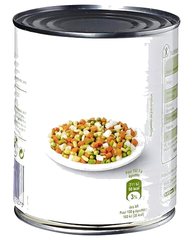 Conserve Macédoine de Légumes Carrefour Blanc 800 g