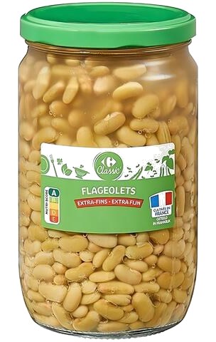 Conserve de Flageolets Extra-Fins Carrefour 420 g