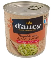 Conserve de Flageolets Vert Extra Fins D'Aucy 400 g