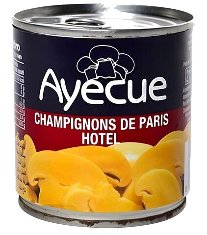 Conserve de Champignons Pieds et Morceaux Ayecue 200 g