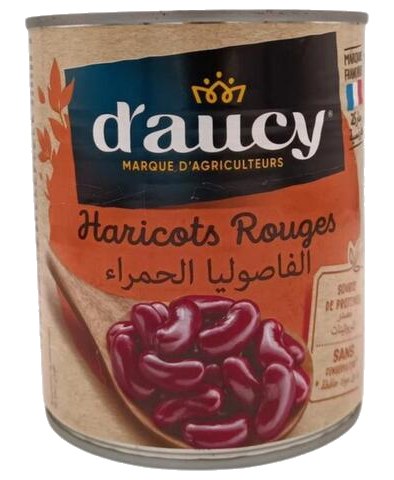 Conserve de Haricots Rouges d'Aucy 800 g