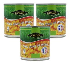 Pack de Conserves de Maïs Doux en Grains Cartier 140 g
