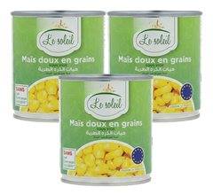 Tripack de Maïs Doux en Grains Le Soleil 3x150 g