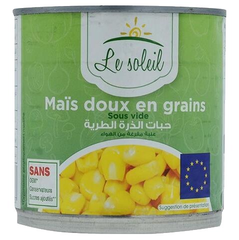 Maïs Doux en Grains Le Soleil 340 g