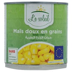 Maïs Doux en Grains Le Soleil 340 g