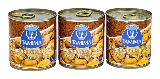 Champignons Pieds et Morceaux Tamima 3x195 g