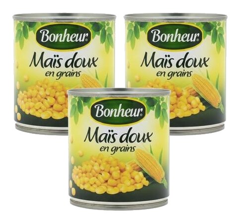 Maïs Doux en Grains Bonheur 3x184 g