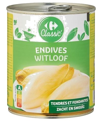 Conserve Endives Carrefour 800 g