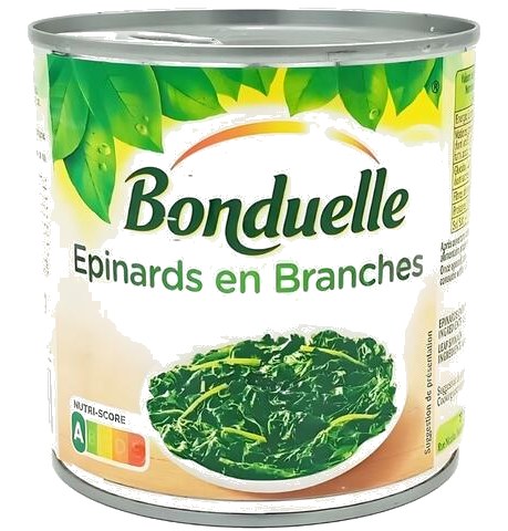 Epinards en Branches Bonduelle 400 g