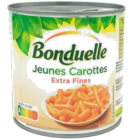 Jeunes Carottes Extra Fines Bonduelle 400 g