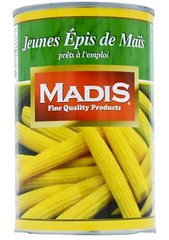 Conserve de Jeunes Épis de Maïs Madis 400 g