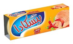 Pack de Trois Conserves de Thon à la Sauce Piquante Pescada 80 g