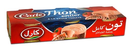 Conserve de Thon à la Sauce Tomate Carle 3x85 g
