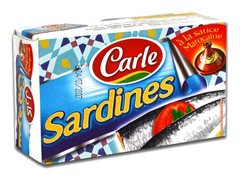 Conserve de Sardines à la Sauce Marocaine Carle 125 g