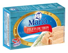 Conserve de Filets de Thon à l'Huile Végétale Mario 125 g