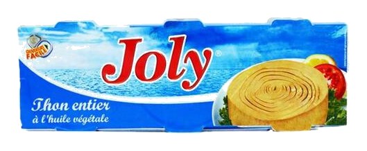 Pack de Trois Conserves de Thon à l'Huile Végétale Joly 85 g
