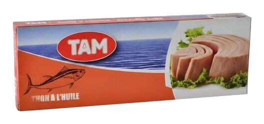 Pack de Trois Conserves de Thon à l'Huile Tam 65 g