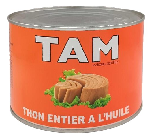 Conserve de Thon Entier à l'Huile Tam 1,7 kg