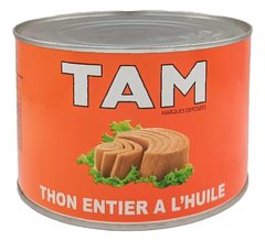 Conserve de Thon Entier à l'Huile Tam 1,7 kg