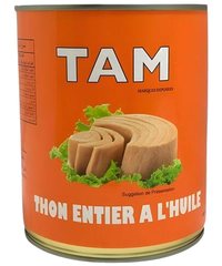 Conserve de Thon Entier à 'Huile Tam 800 g