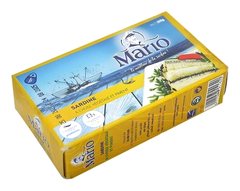 Conserve de Sardines à l'Huile Végétale et au Piment Mario 125 g