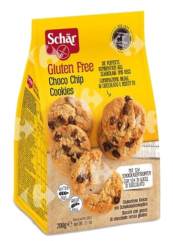 Biscuits Digestive Chocolat Chip Cookie Sans Gluten Schar 200 g