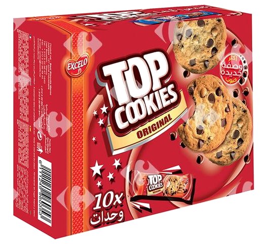 Pack Biscuit Top Cookies 10x40 g