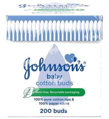 Cotons Tiges Johnson's baby 200 unités
