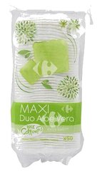 Maxi Carrés Démaquillants Aloe Vera Carrefour 50 unités