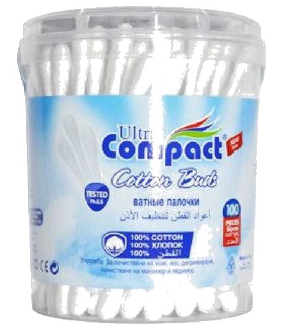 Cotons Tiges Ultra Compact 100 unités
