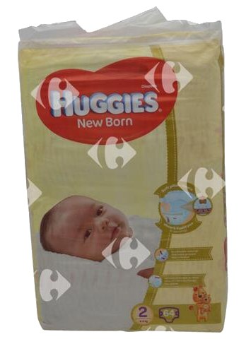Couches Mini Taille 2 Jumbo Pack Huggies 64 unités