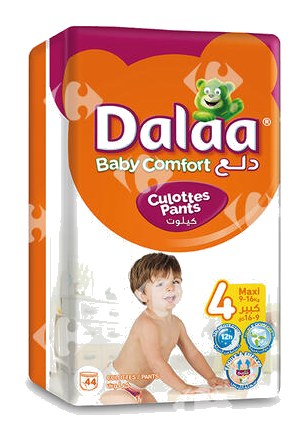 Pack Couches-Culottes Taille 4 Maxi Dalaa Jumbo 44 unités
