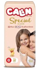 Couches Junior Plus Taille 6 Jumbo Pack Special Care Calin 40 unités