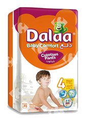 Pack Couches-Culottes Taille 4 Maxi Dalaa Jumbo 44 unités