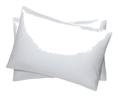 Taie d'Oreiller Richbond Microfibre Blanche 50x70 cm