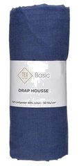 Drap Housse Polyctère Bleue Tex Home 90x200 cm